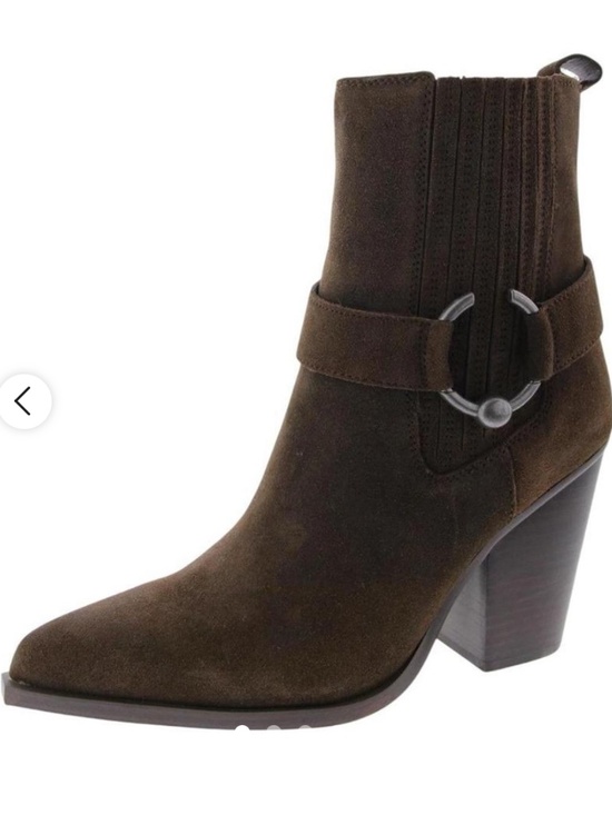 Steve Madden Shoes - like new steve madden dark brown suede boot 8